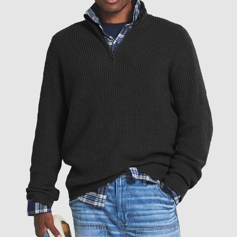 Men's Oversized Button Cardigan – Soft Knit, Dropped Shoulder