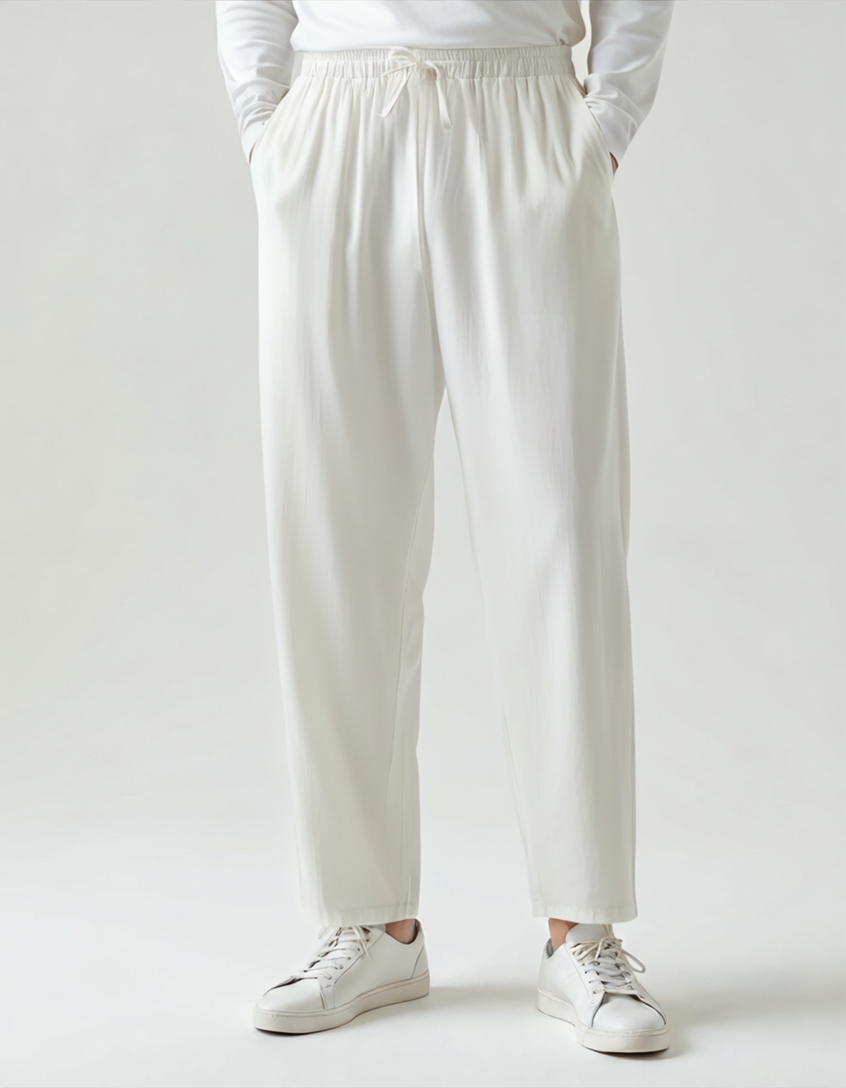 Men's Lightweight Linen Trousers – Breathable, Easy Fit