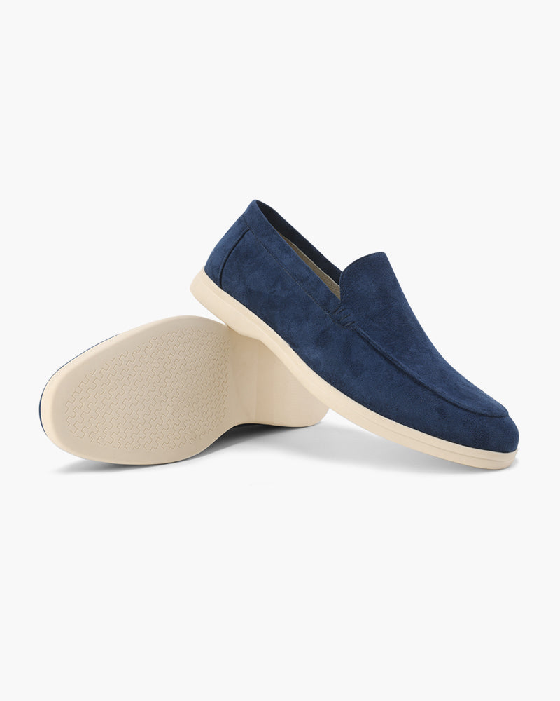 Men's Suede Loafers – Slip-On, Soft Lining