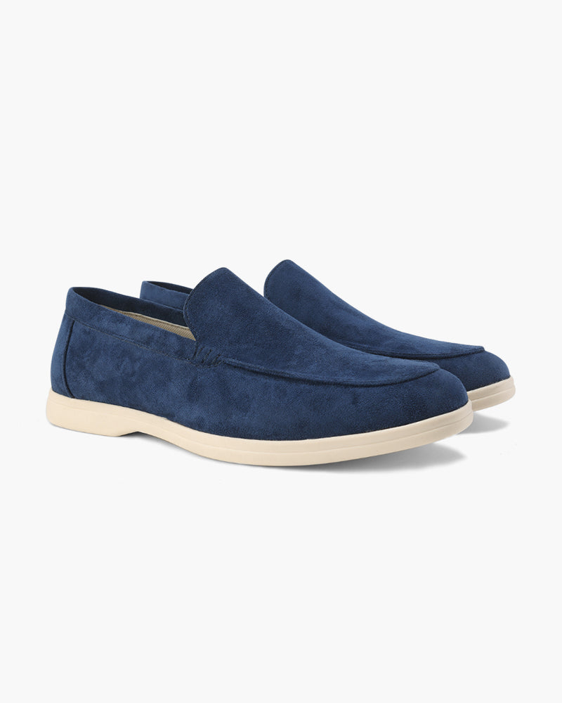 Men's Suede Loafers – Slip-On, Soft Lining