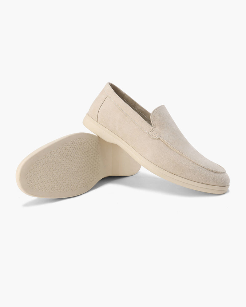 Men's Suede Loafers – Slip-On, Soft Lining