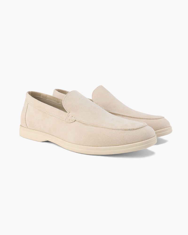 Men's Suede Loafers – Slip-On, Soft Lining