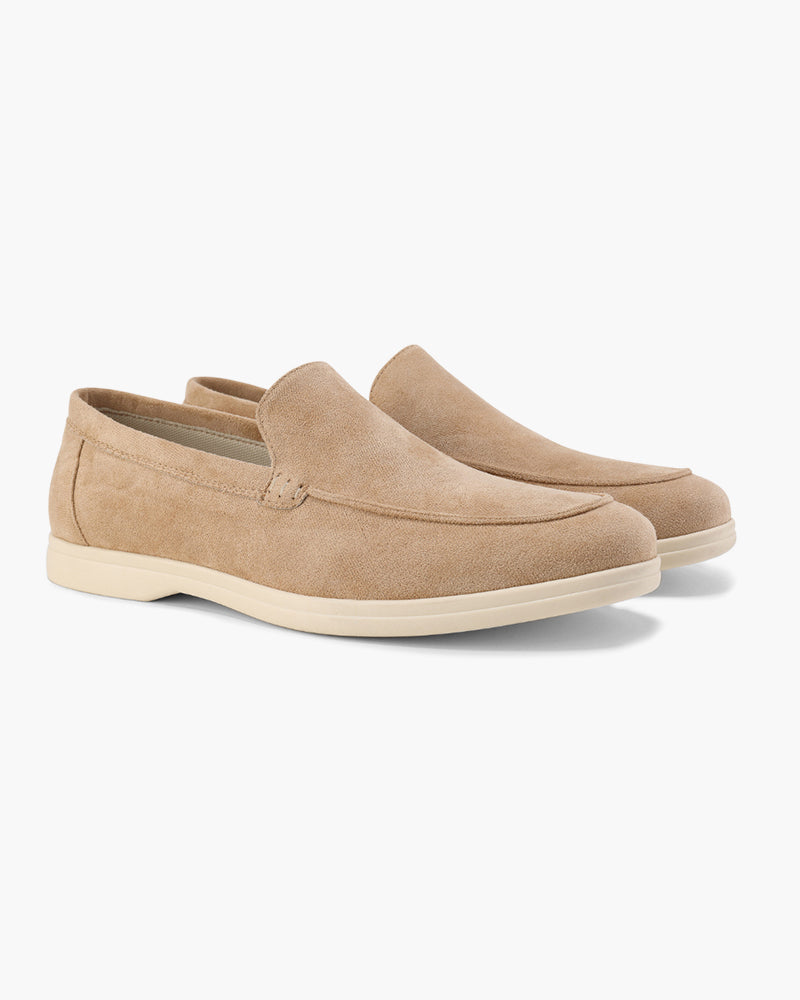 Men's Suede Loafers – Slip-On, Soft Lining