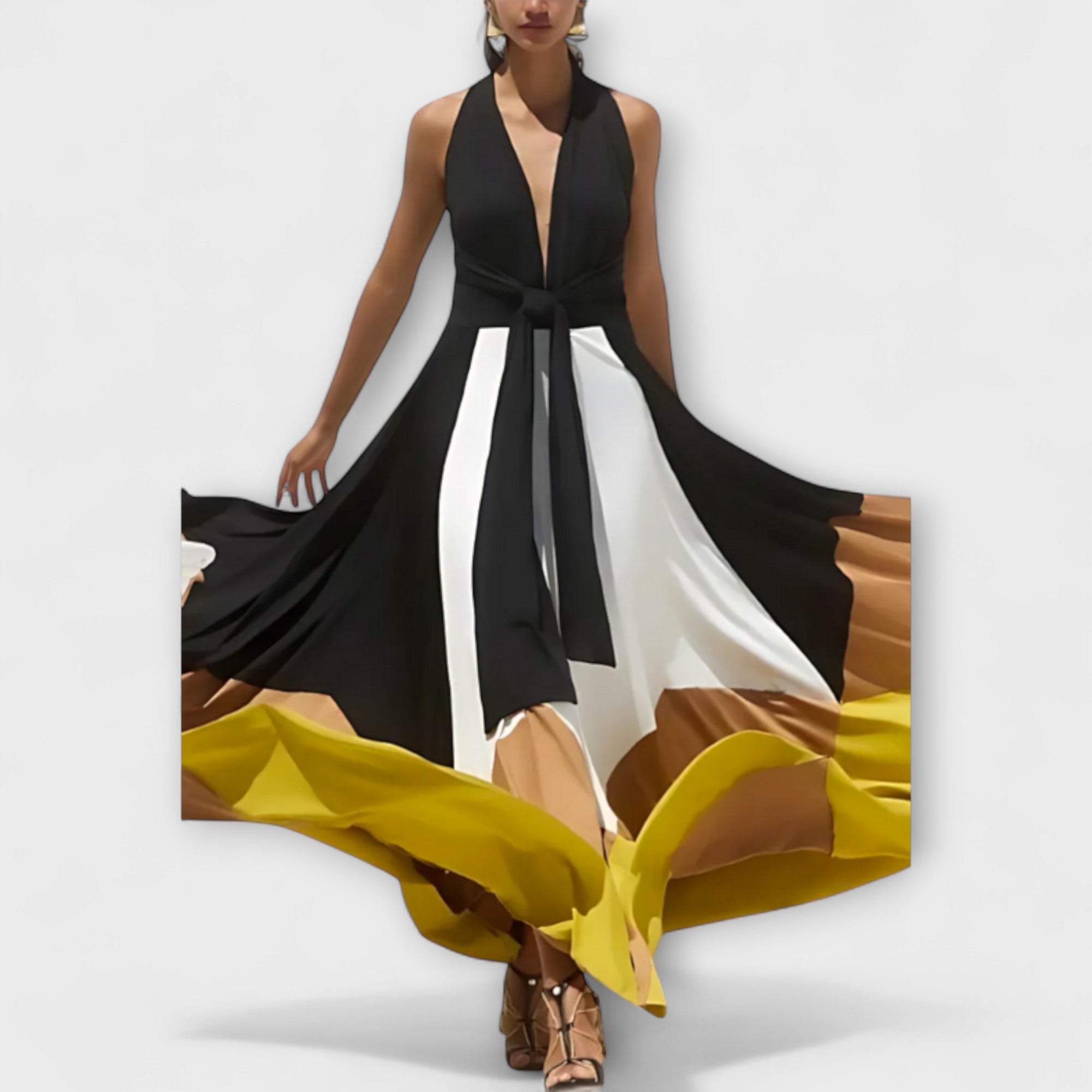 Long Dress With Open Back
