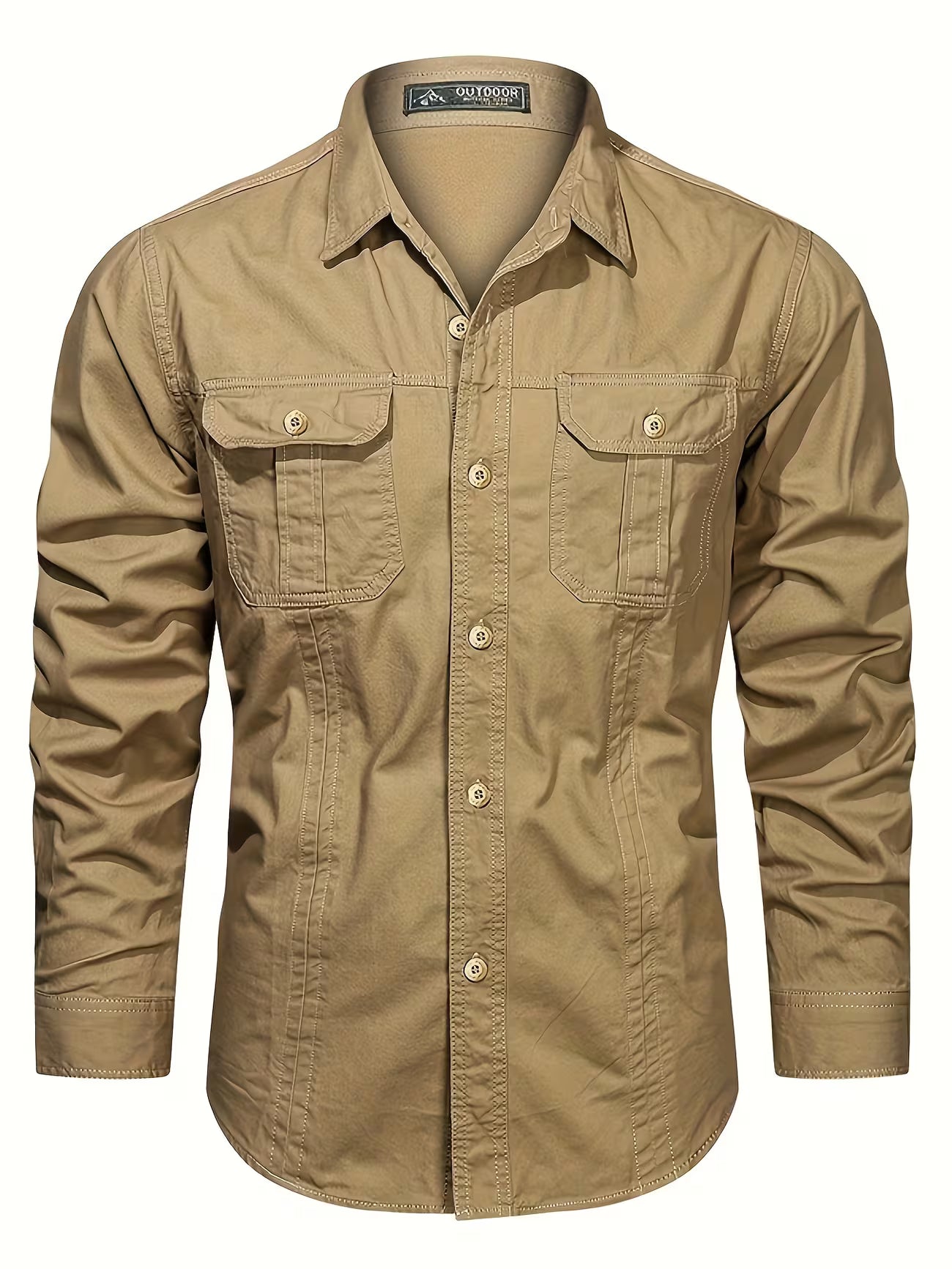 Men's Lightweight Cargo Long Sleeve Shirt