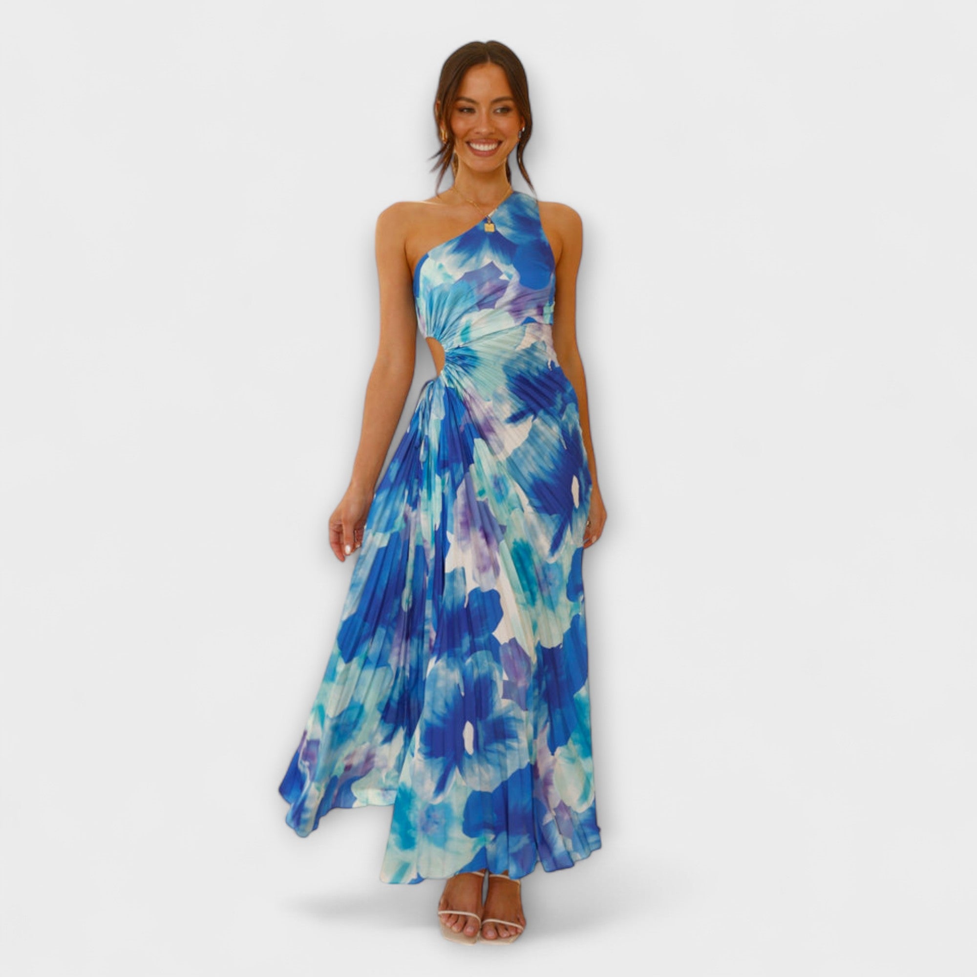 Elegant Cut-Out Maxi Dress
