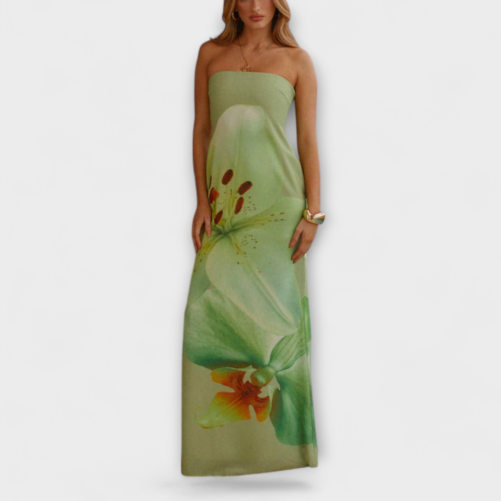 Stylish Off-Shoulder Maxi Dress