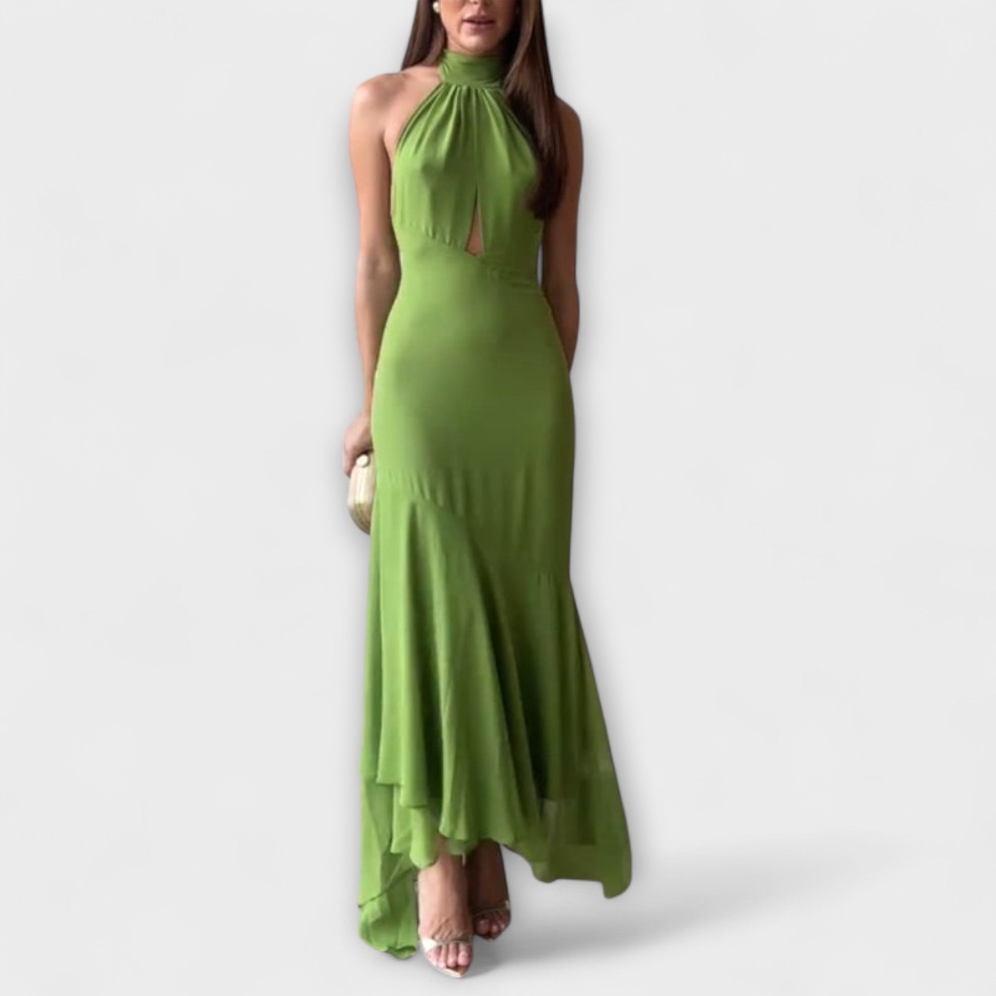 Chic Asymmetrical Maxi Dress