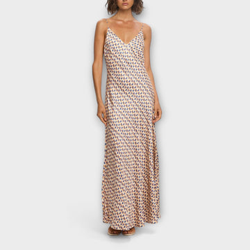 Stylish Geometric Print Maxi Dress