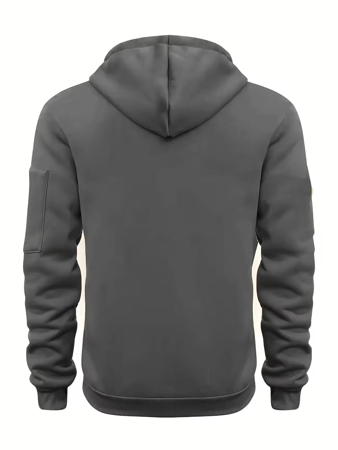 Men's European Style Zip Front Casual Sweatshirt