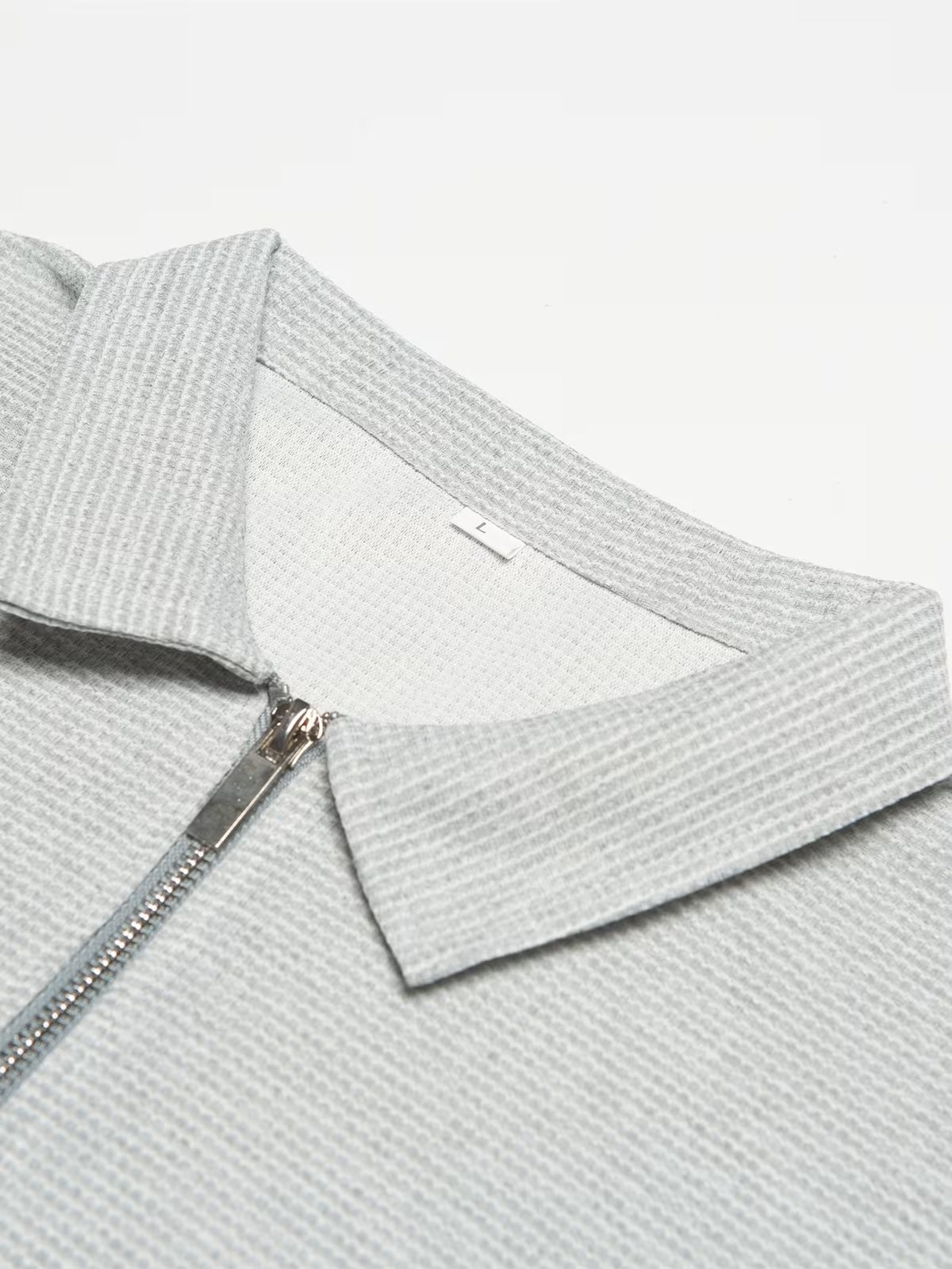 Men's Short Sleeve Zip Shirt – Lightweight Casual Style, Relaxed Fit