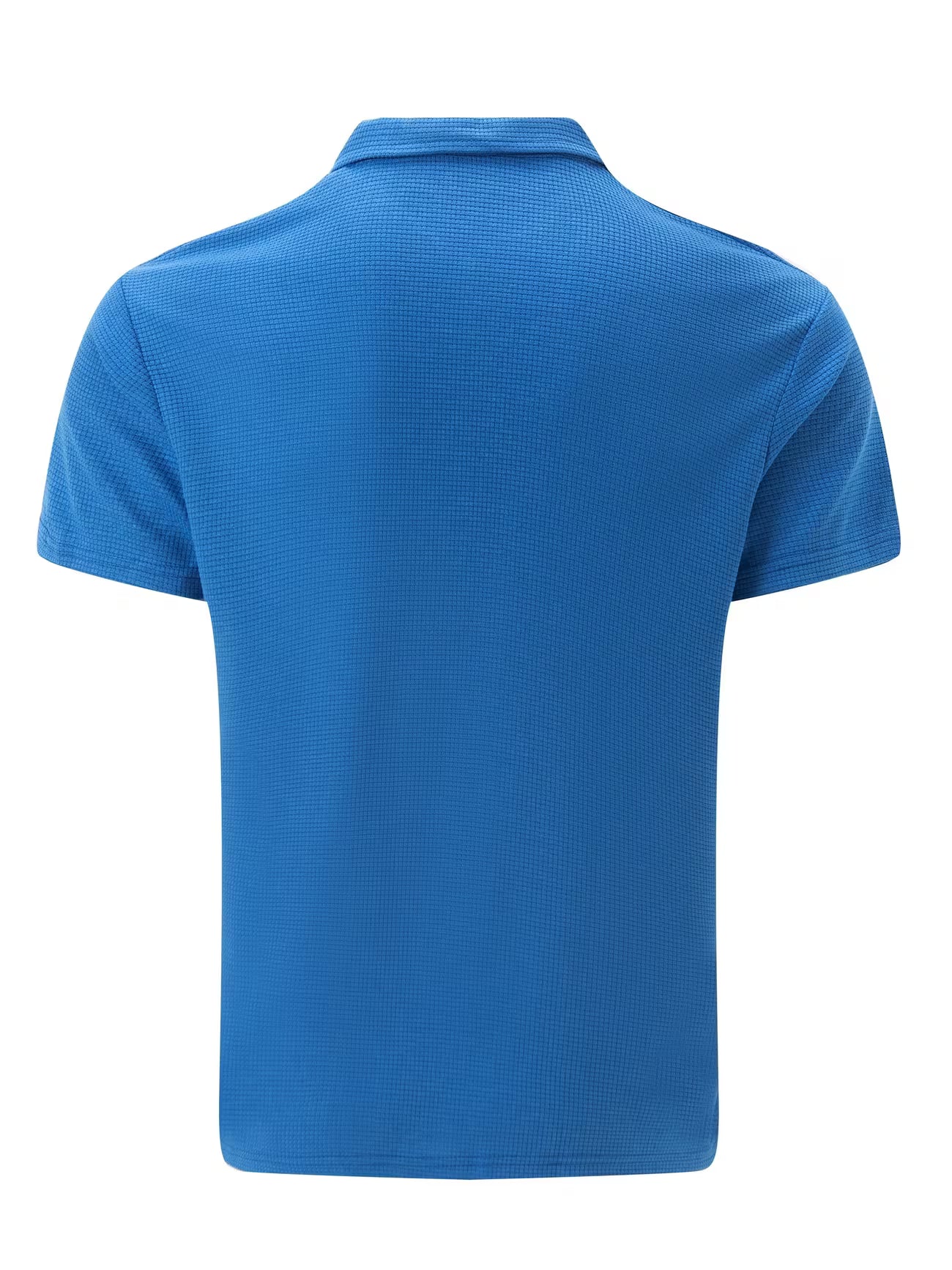 Mens Short Sleeve Zip Front Casual Shirt