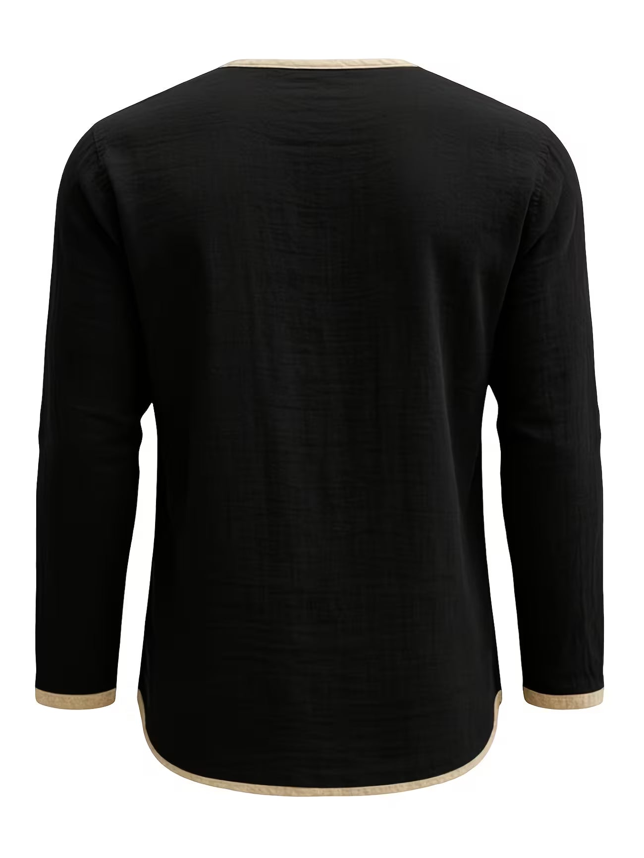 Men's Linen Button-up Beach Shirt