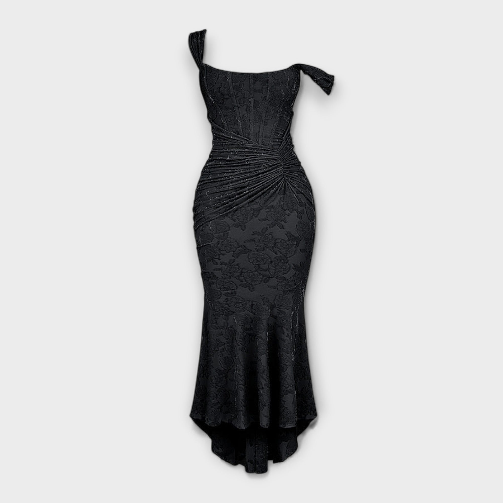 Long Dress With Elegant And Refined Corset