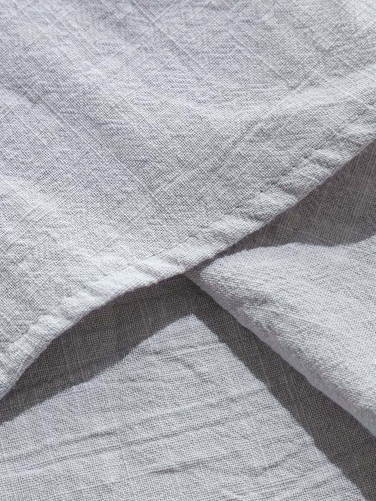 Men's Casual Cotton Button-front Shirt