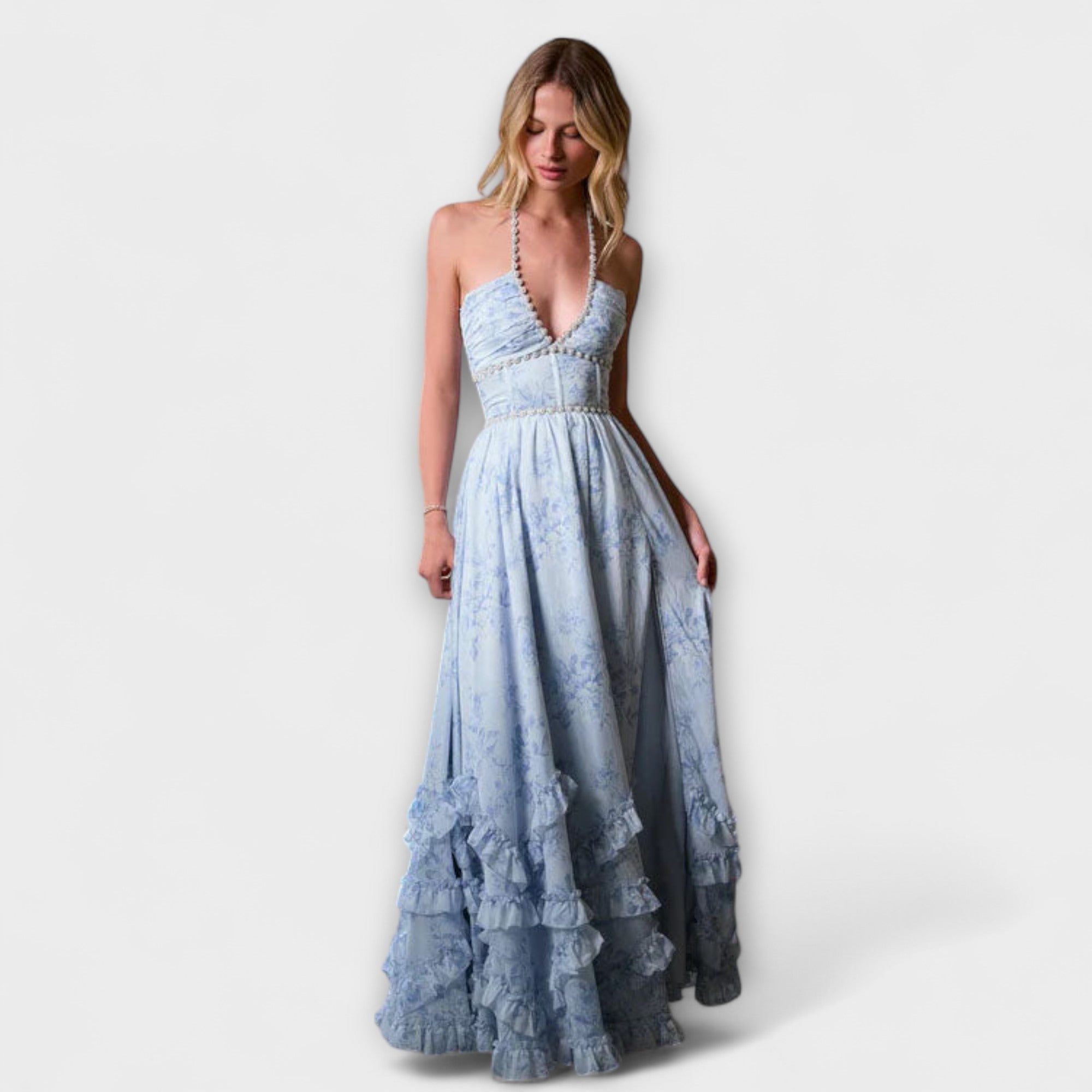 Chic Long Flowing Dress