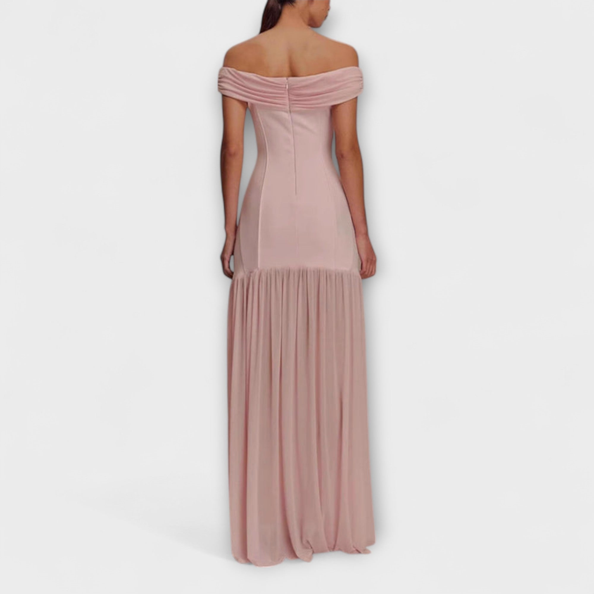 Chic Strapless Bodycon Maxi Dress