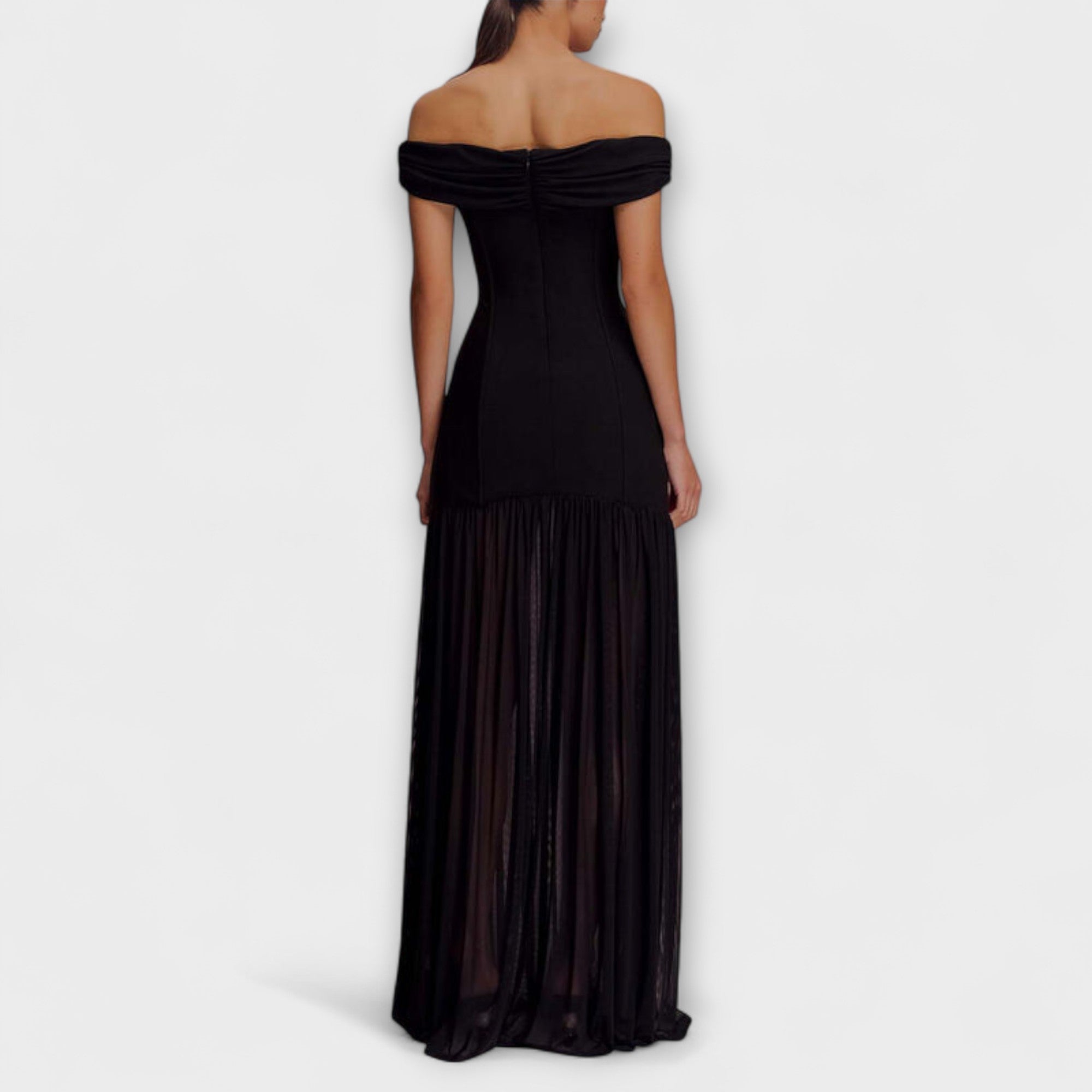 Chic Strapless Bodycon Maxi Dress