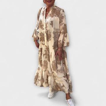 Elegant Floral Maxi Dress