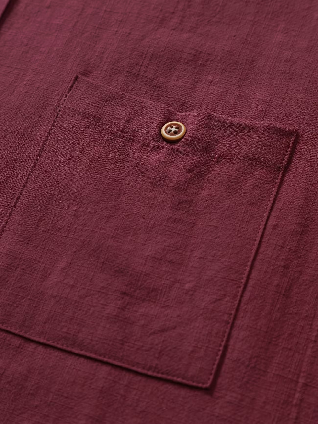 Men's Casual Cotton Button-front Shirt