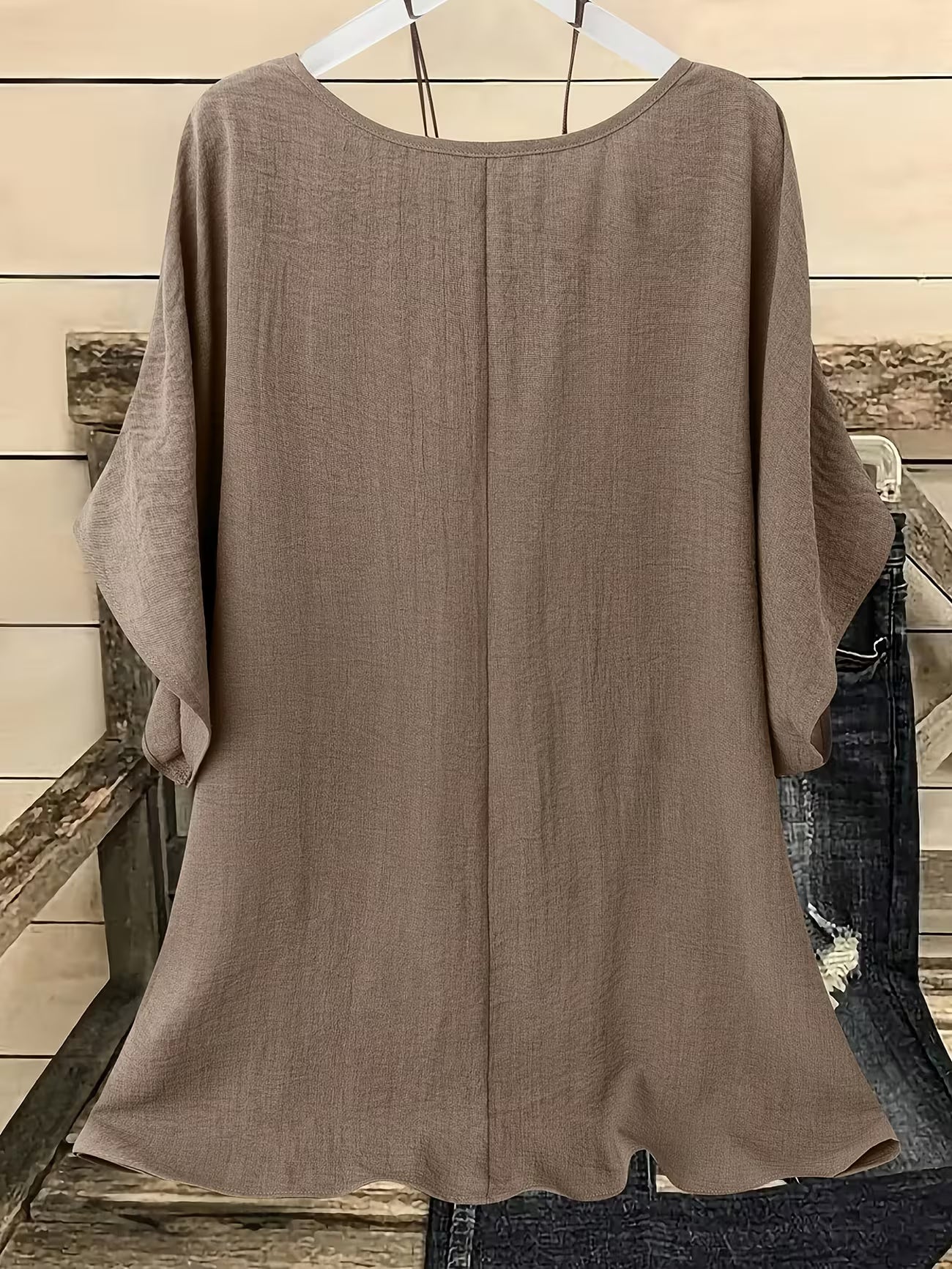 Women's Relaxed Fit Summer Short Sleeve Top Shirt