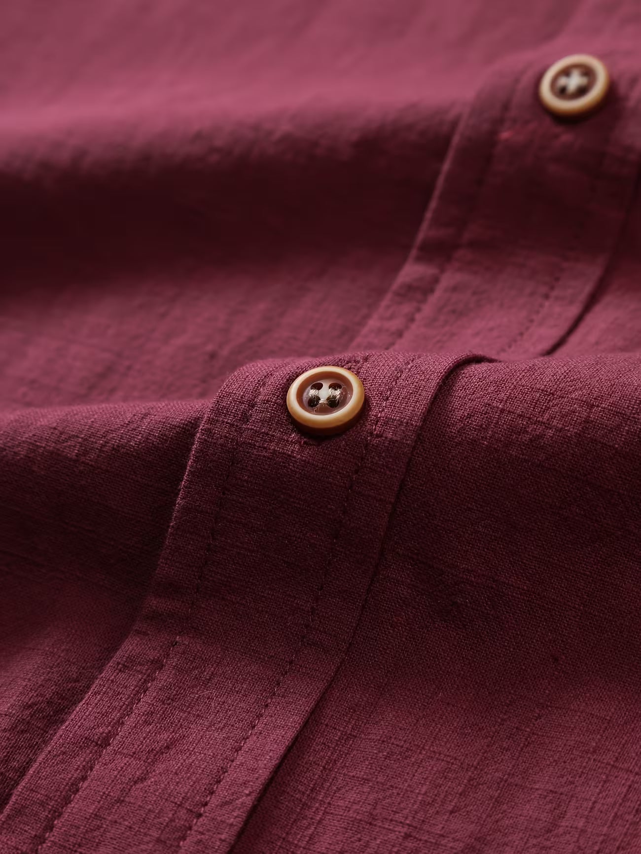 Men's Casual Cotton Button-front Shirt