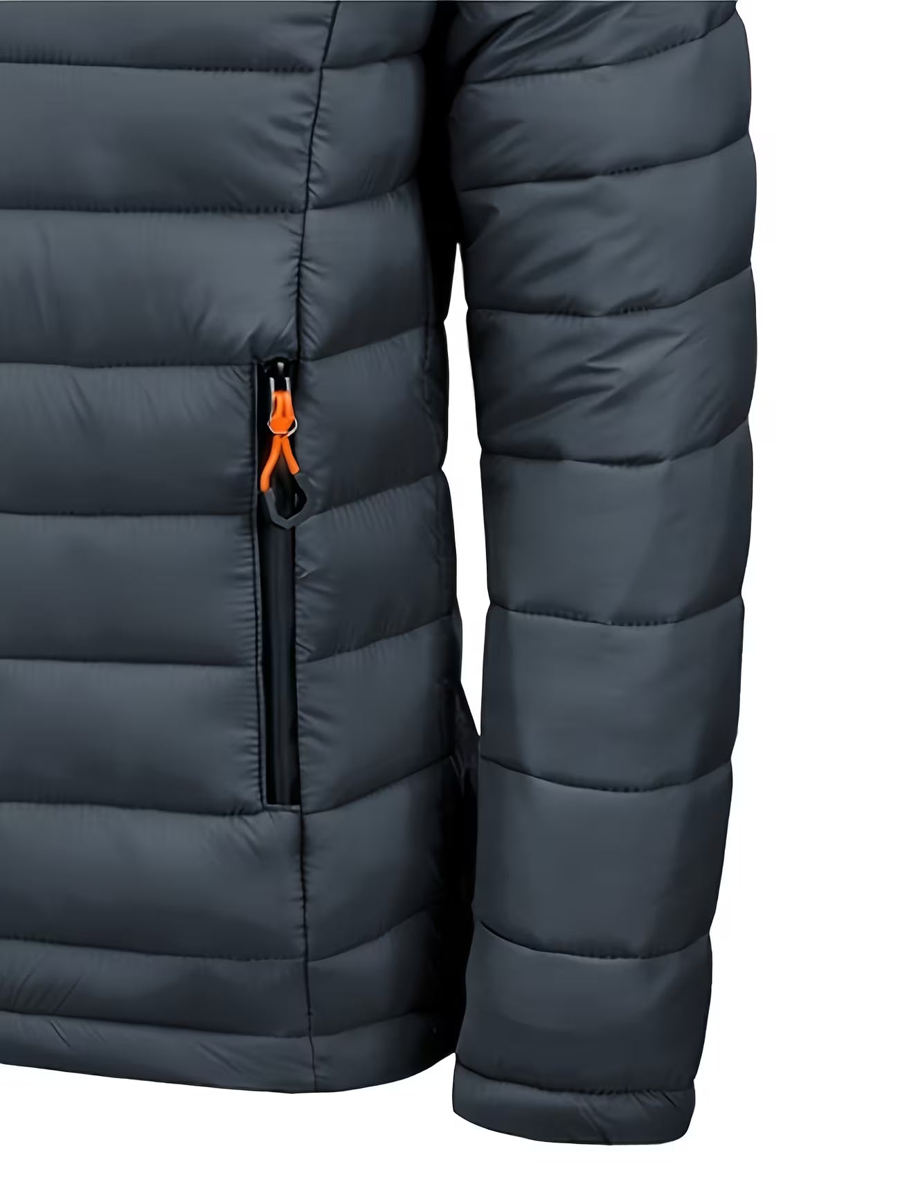 Men's Hooded Quilted Padded Winter Coat Outerwear