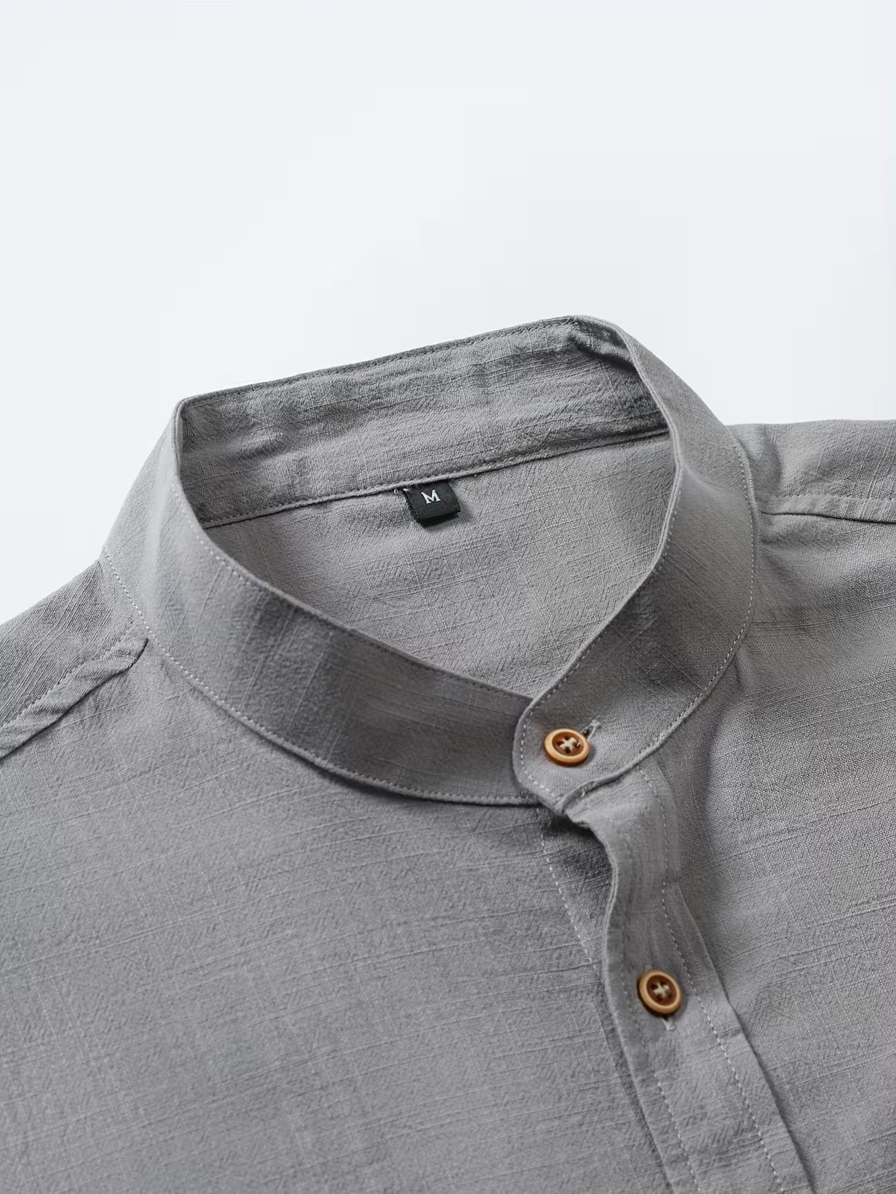 Men's Casual Cotton Button-front Shirt