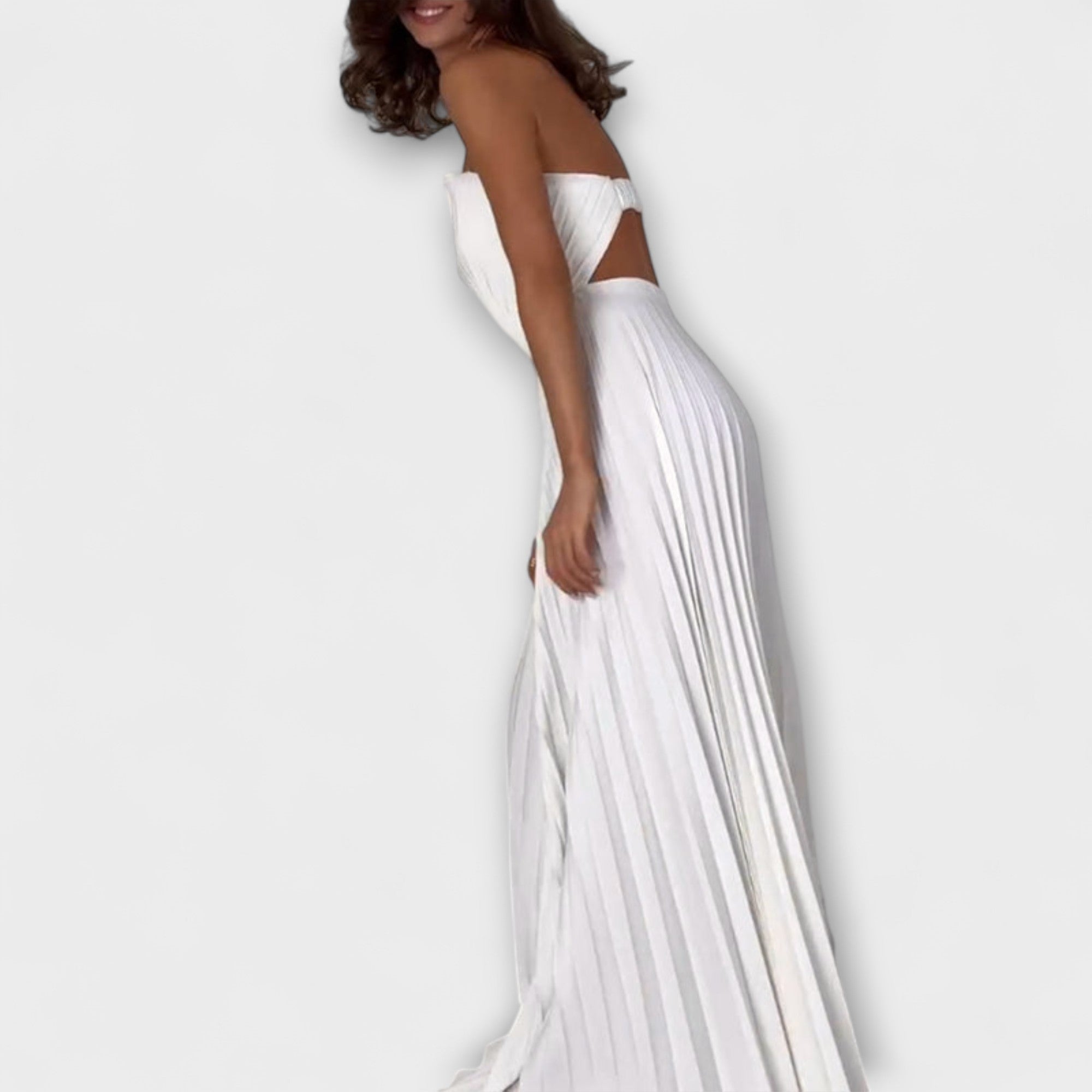 Chic Pleated Dress