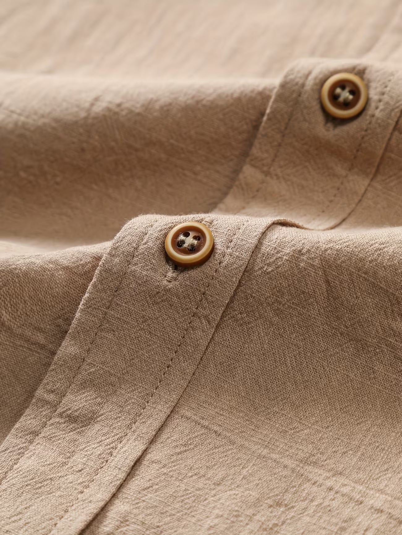 Men's Casual Cotton Button-front Shirt