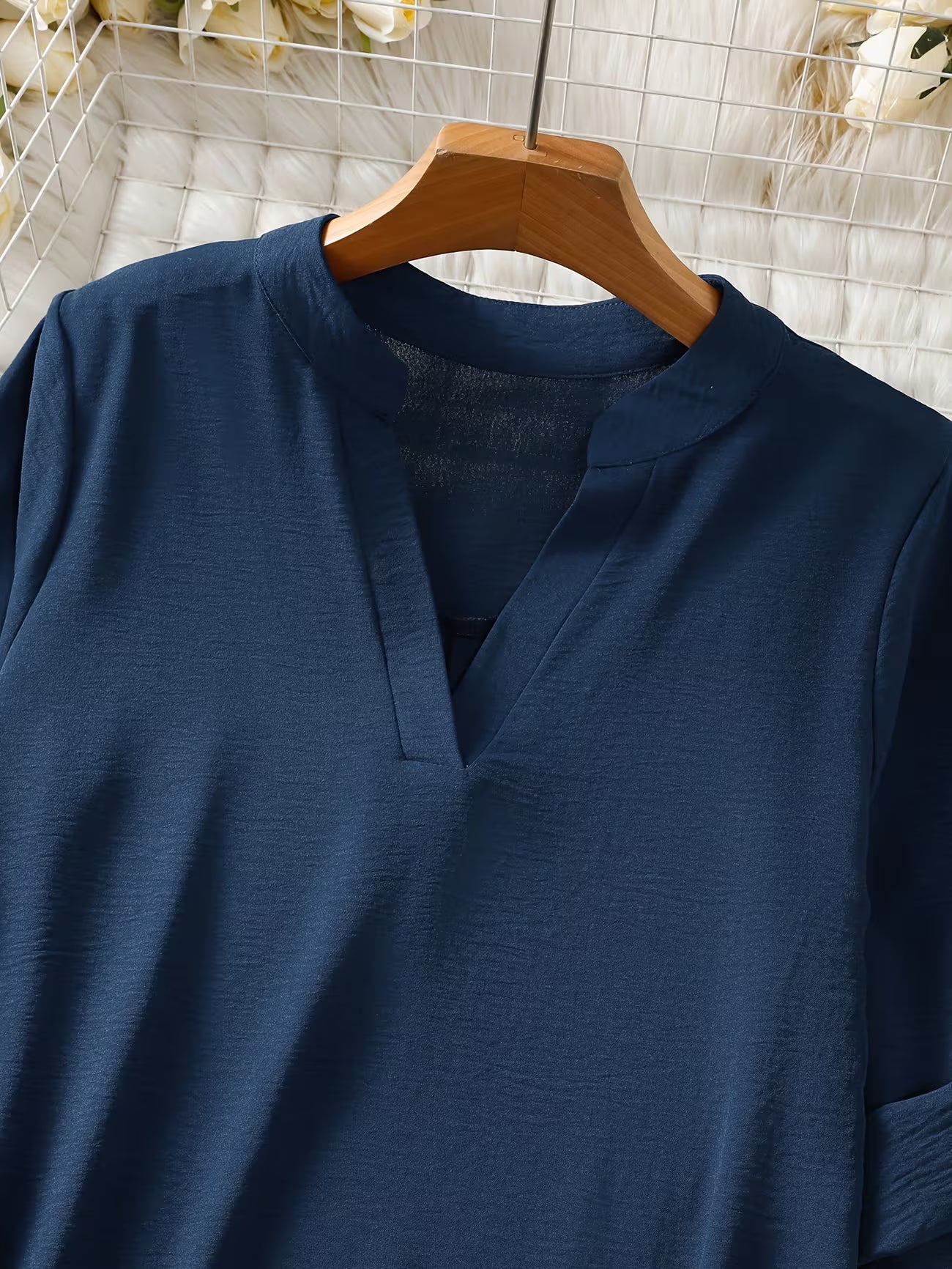 Women's Relaxed Short Sleeve Solid Color Shirt