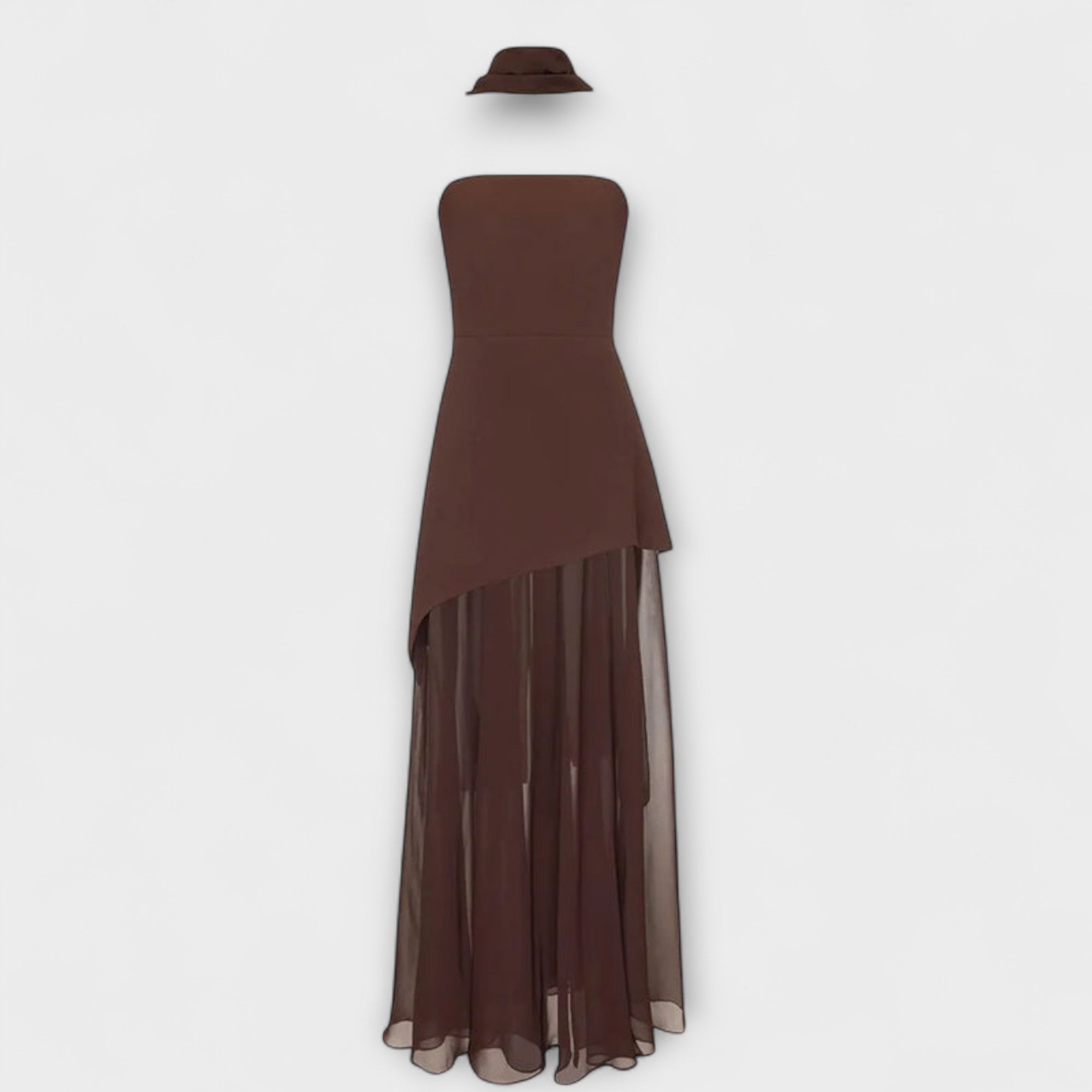 Maxi Dress Made Of Chiffon