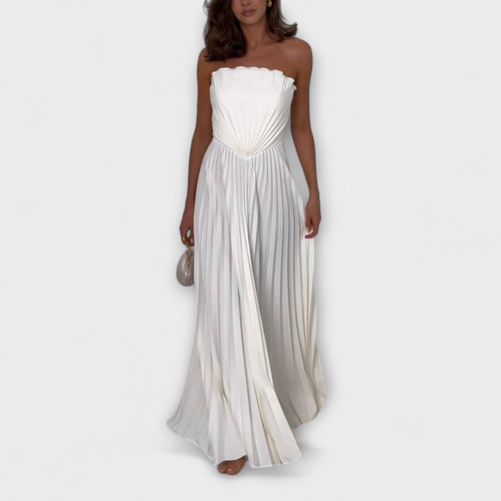 Chic Pleated Dress