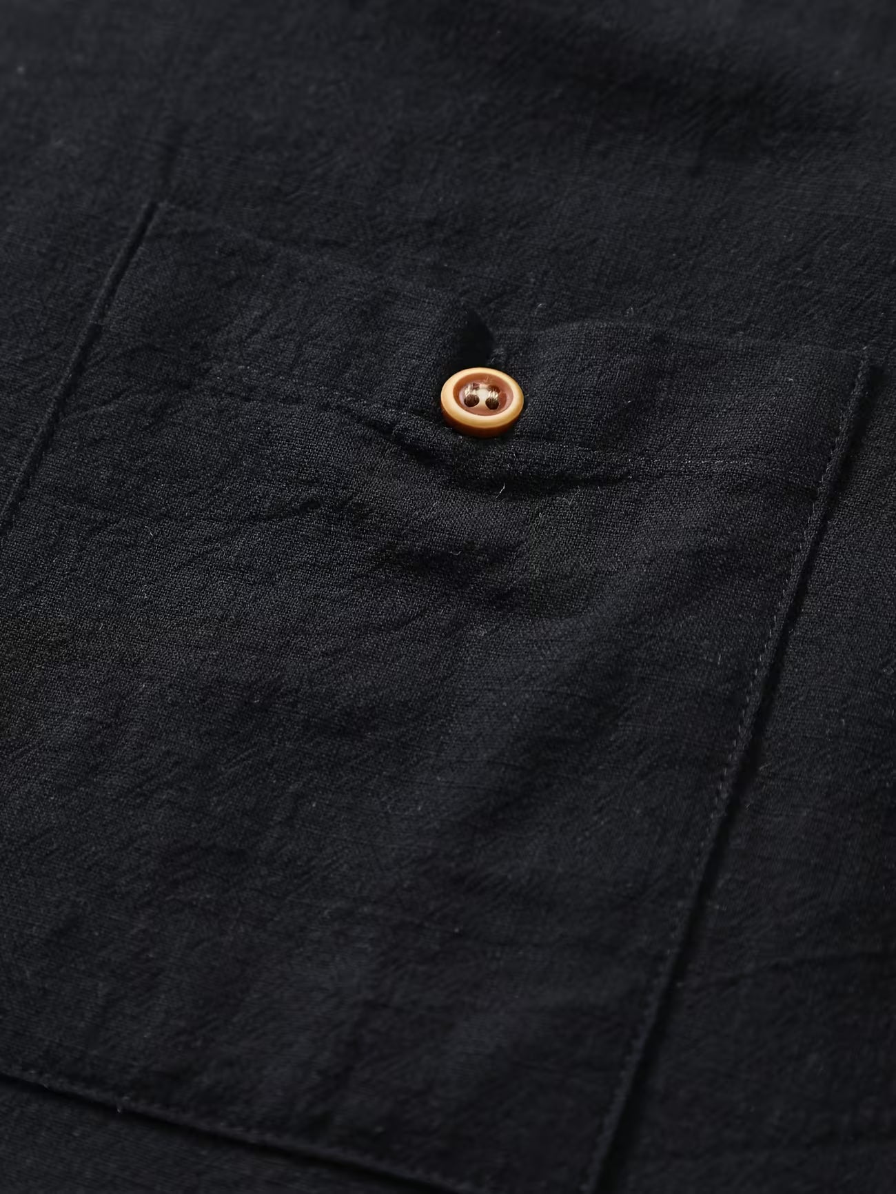 Men's Casual Cotton Button-front Shirt