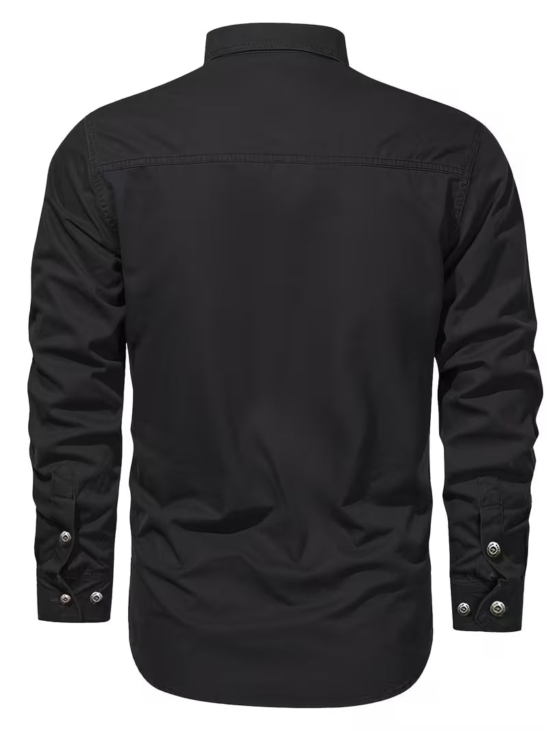 Men's Lightweight Cargo Long Sleeve Shirt