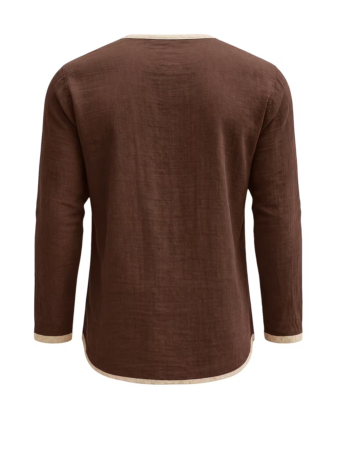 Men's Linen Button-up Beach Shirt