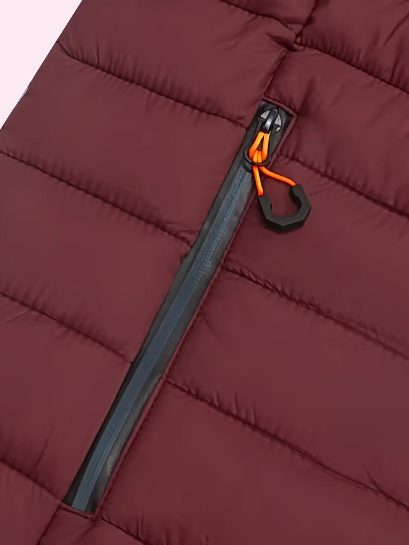 Men's Hooded Quilted Padded Winter Coat Outerwear