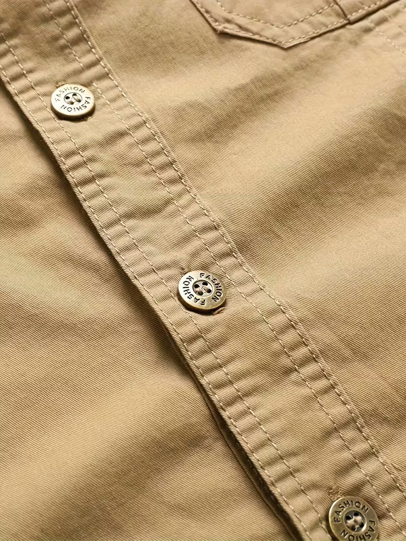 Men's Lightweight Cargo Long Sleeve Shirt