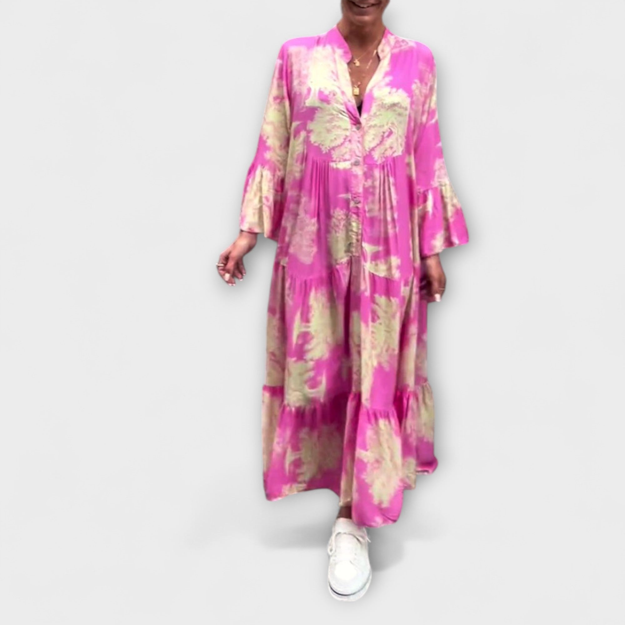 Elegant Floral Maxi Dress