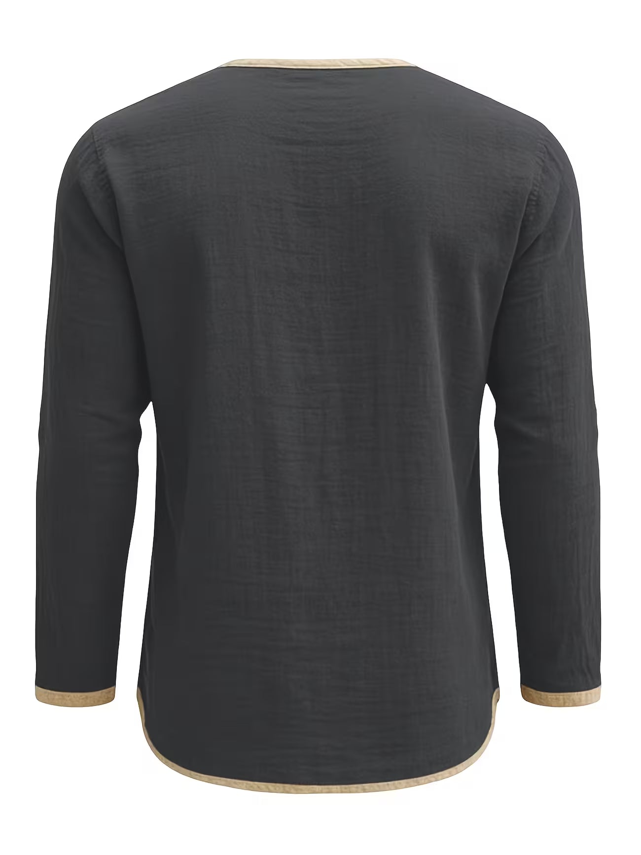 Men's Linen Button-up Beach Shirt
