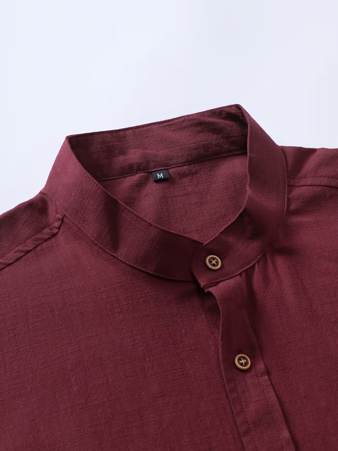 Men's Casual Cotton Button-front Shirt