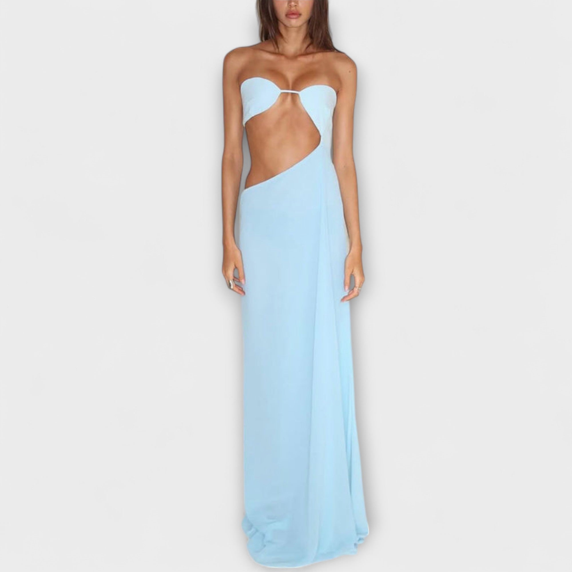 Seductive Backless Evening Dress