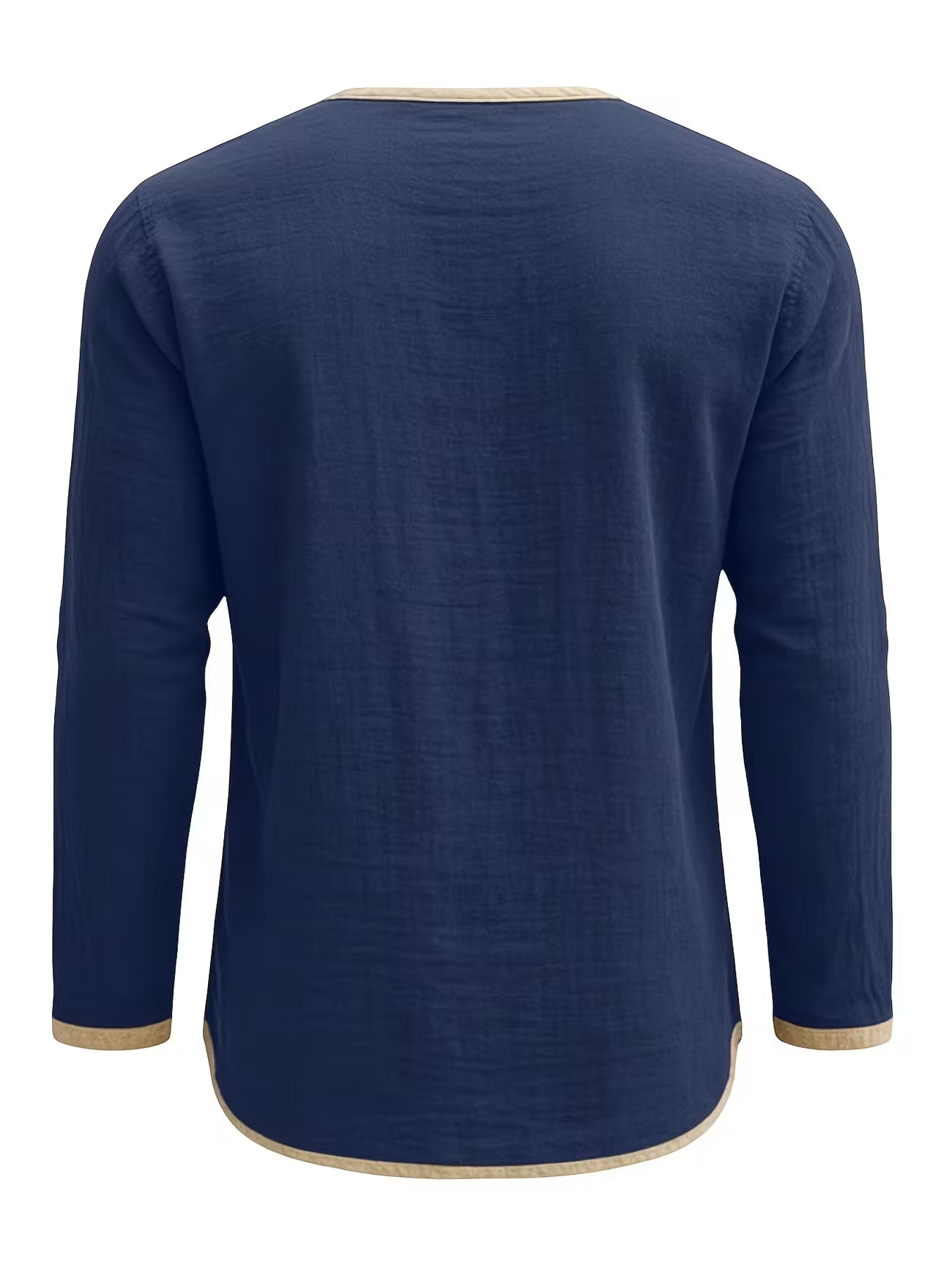 Men's Linen Button-up Beach Shirt