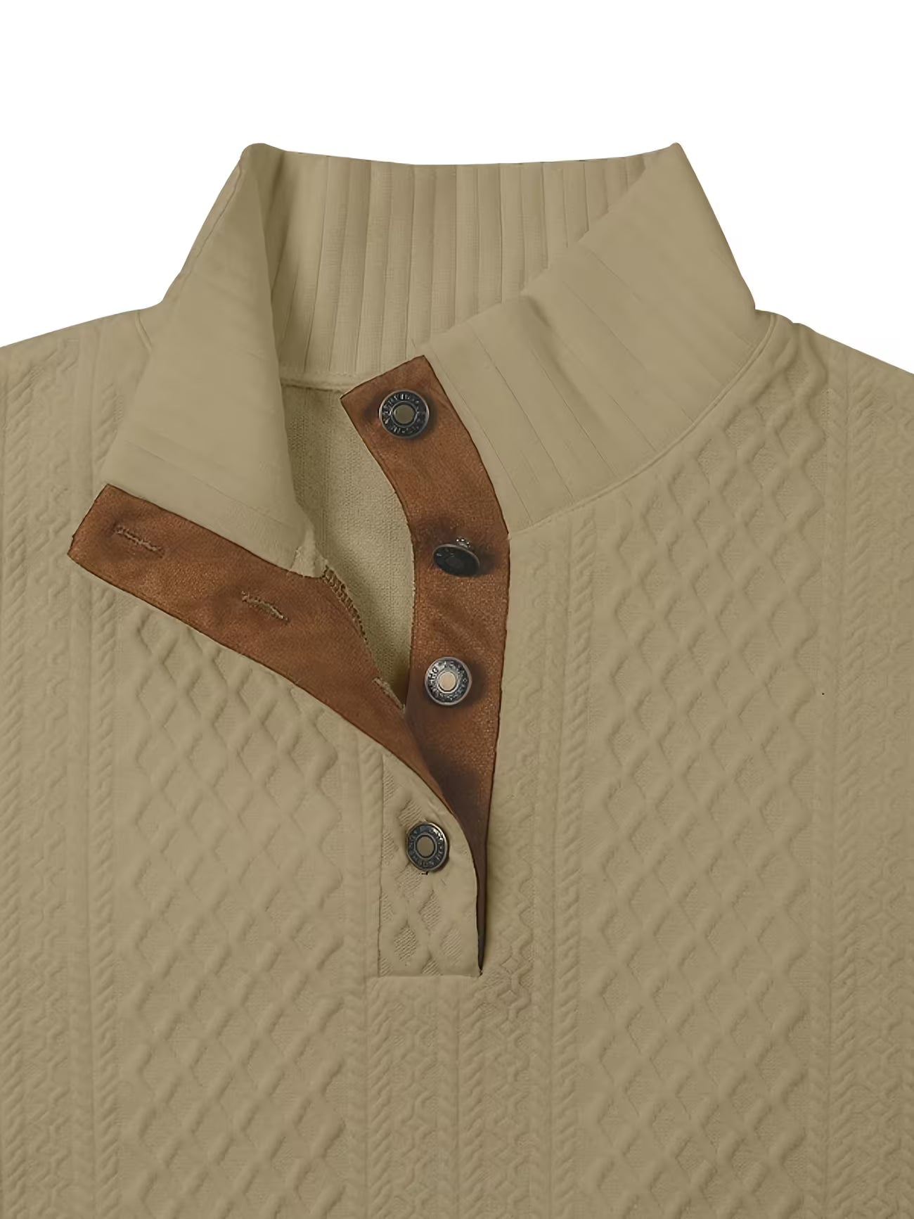 Men's Jacquard Knit Casual Shirt