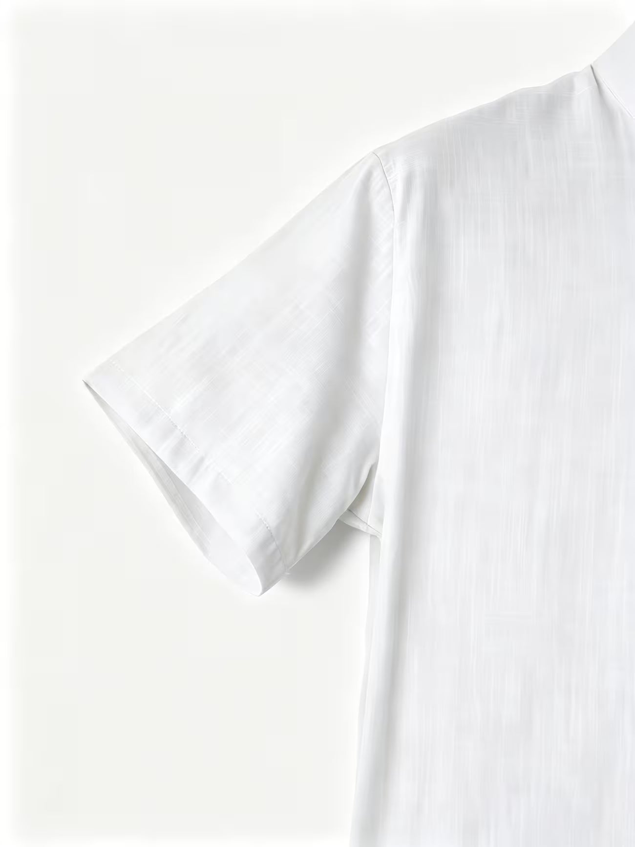 Men's Cotton Stand Collar Button Shirt