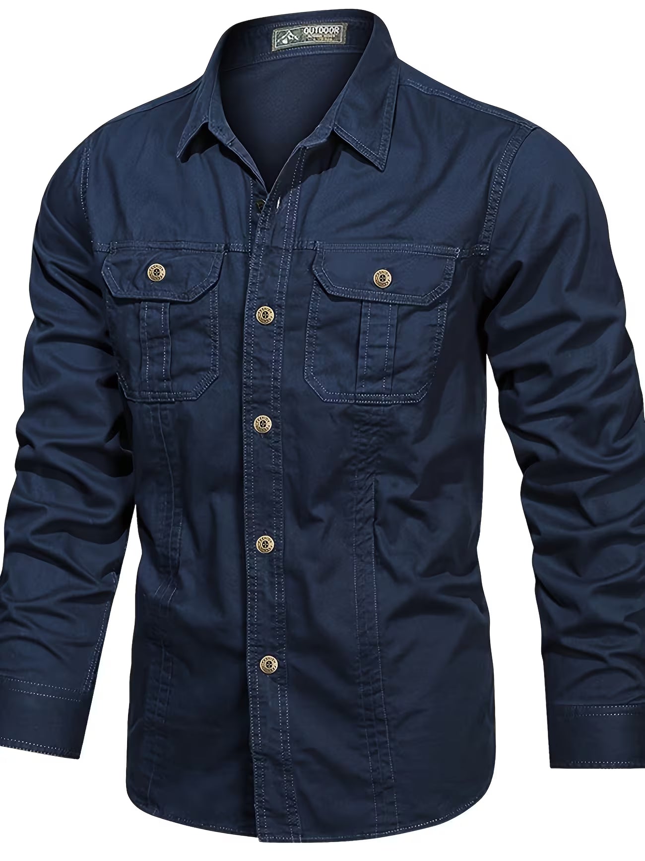 Men's Lightweight Cargo Long Sleeve Shirt