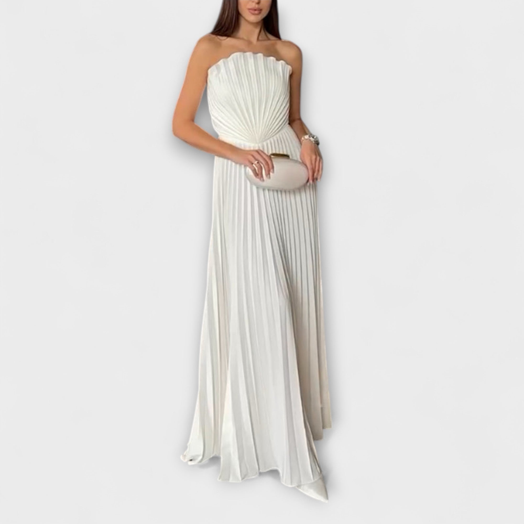 Chic Pleated Dress