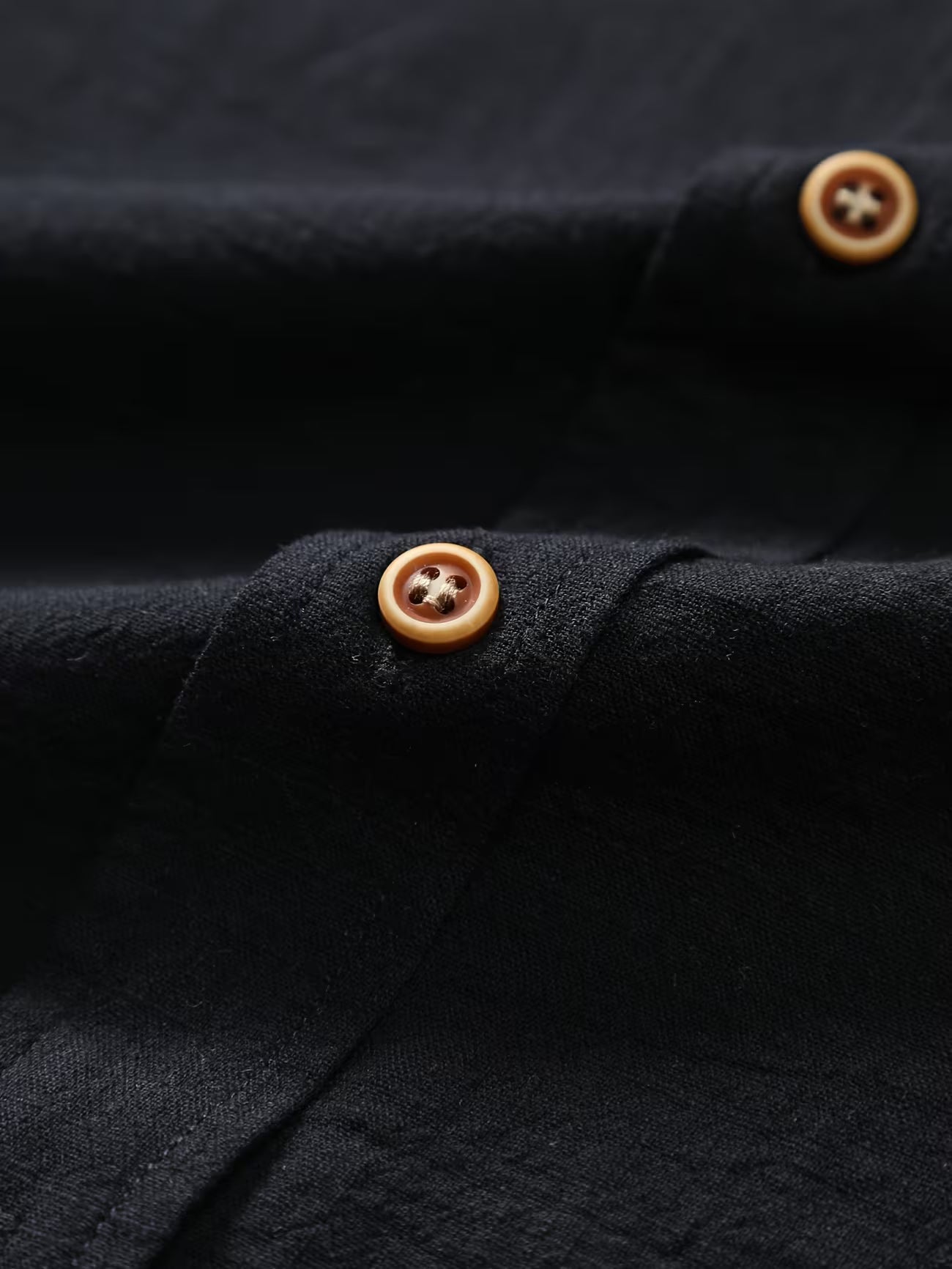 Men's Casual Cotton Button-front Shirt