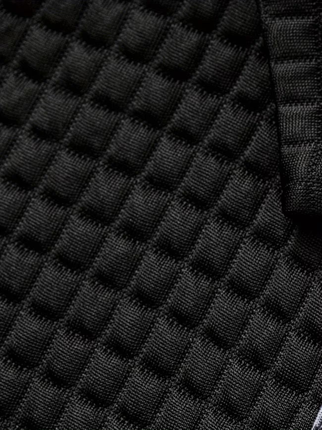 Men's Textured Grid Print Long Sleeve Lapel Shirt