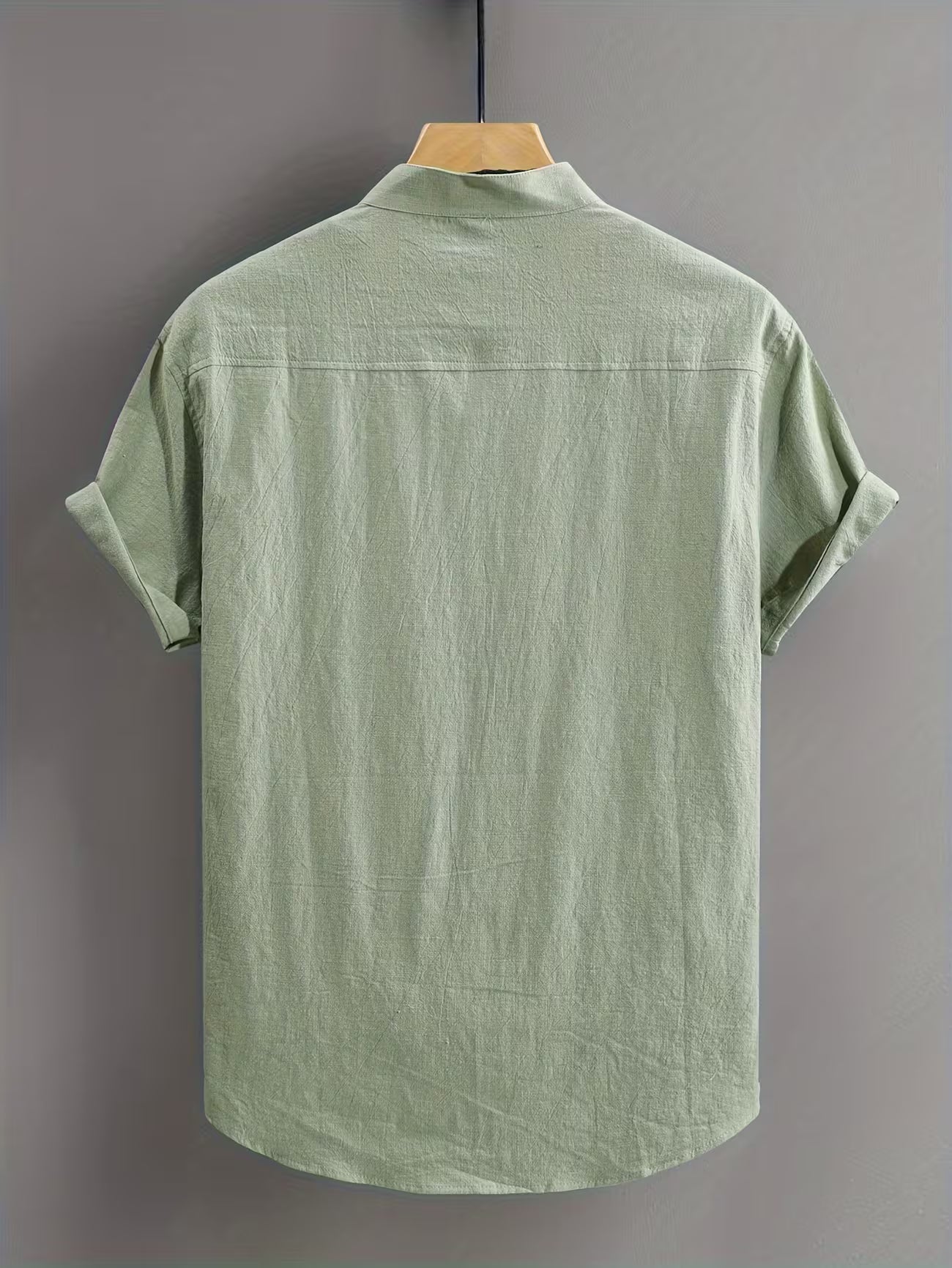 Men's Casual Cotton Button-front Shirt